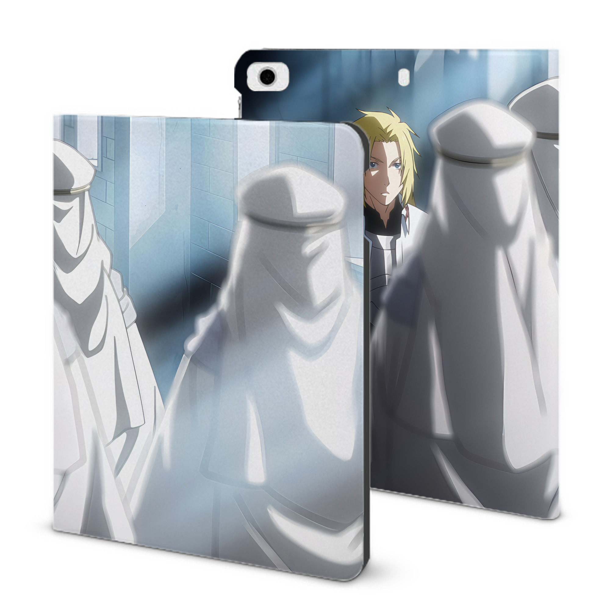 （画像用） 転スラ Regarding Reincarnated to Slime IPad ケース ブック型 PUレザー TPU 耐衝撃 軽量 薄型 ペン収納なし 全面保護 IPad 各モデル対応